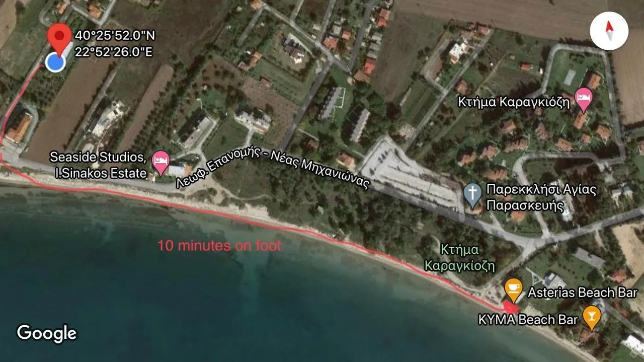 Lovely Apartment By The Sea 2 ….. Epanomi 0*,  Yunanistan
